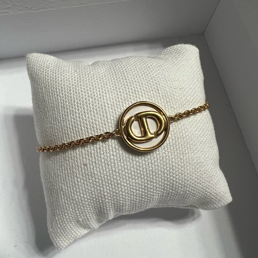 Christian Dior CD gold plated bracelet